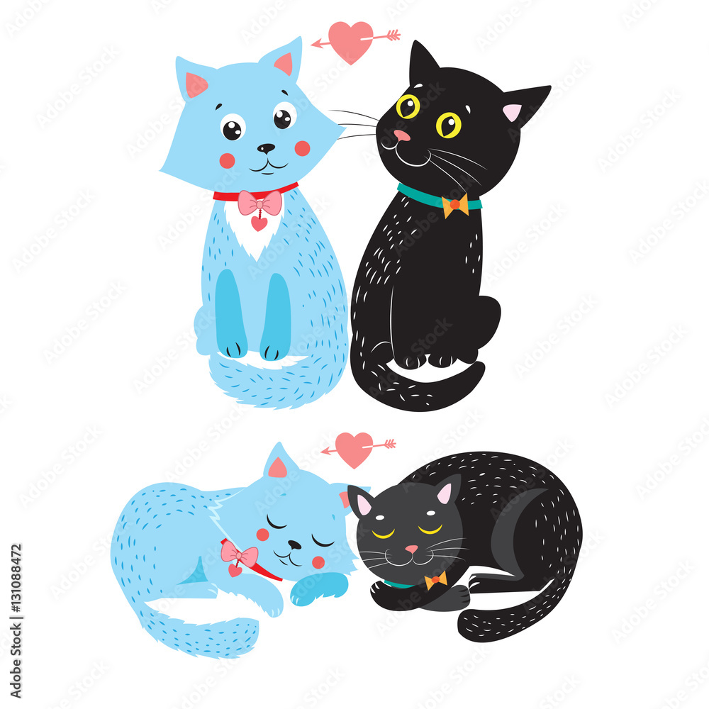 Two Cute Vector Cats. Card Design Elements With Cute Cats. Wedding Invitation Card. Cartoon Bride And Groom Vector Cats. Cute Romantic Background. Wedding Cat Meme. Wedding Cat Toys. Two Cute Vector Cats. Card Design Elements With Cute Cats. Wedding Invitation Card. Cartoon Bride And Groom Vector Cats. Cute Romantic Background. Wedding Cat Meme. Wedding Cat Toys.