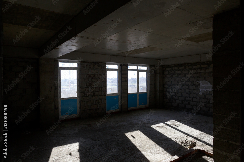 construction of a multistory residential building construction of a multistory residential building