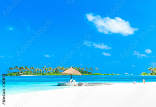 tropical beach in Maldives