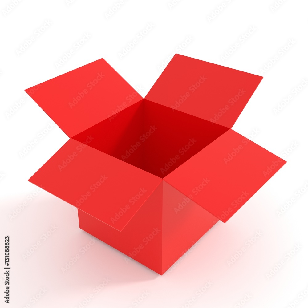 Obraz premium box 3d rendering