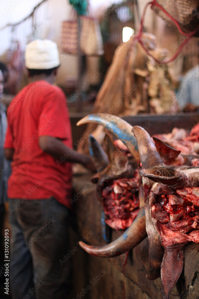 Meat Market, Tanzania