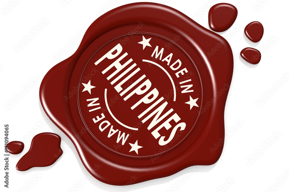 Label seal of Made in Philippines Label seal of Made in Philippines
