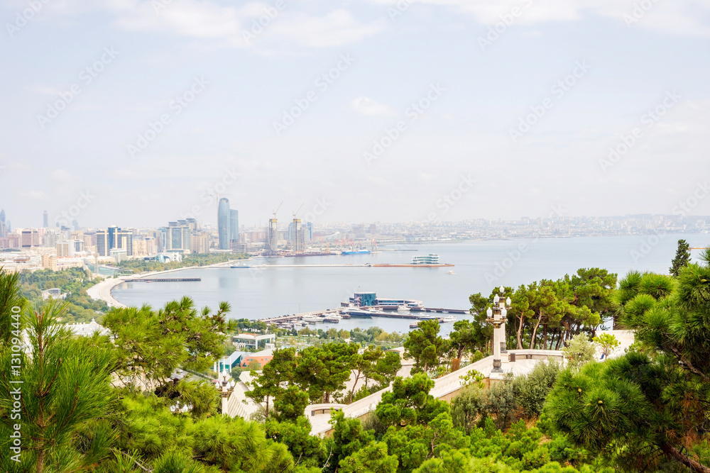 View over Baku, Azerbaijan