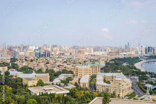 View over Baku downtown  Azerbaijan