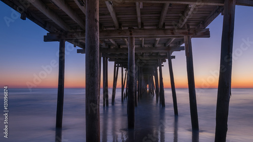 Wallpaper Mural Under Nags Head Pier during a sunrise  Torontodigital.ca