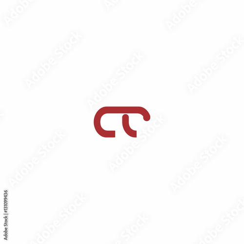 Letter ct Logo