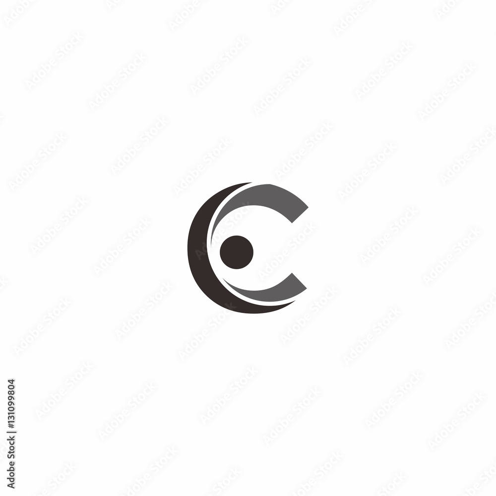 Fototapeta premium Letter C People Logo