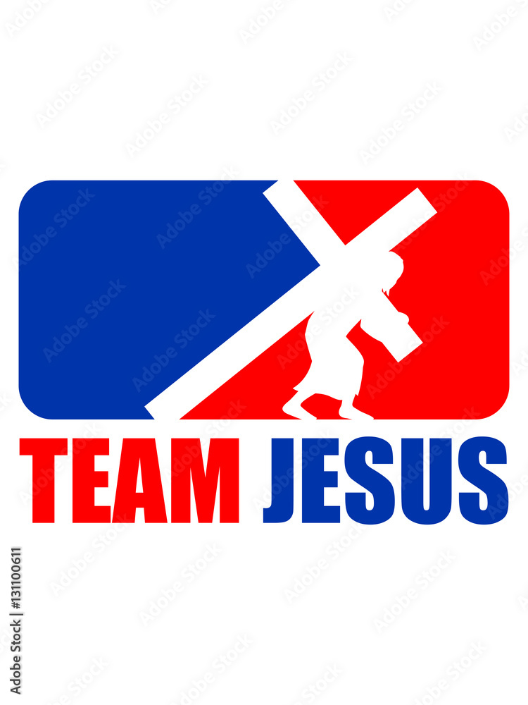 Fototapeta premium Team, crew, friends, cross, cruising, drag, heavy, last, jesus, god, condemned, logo, design