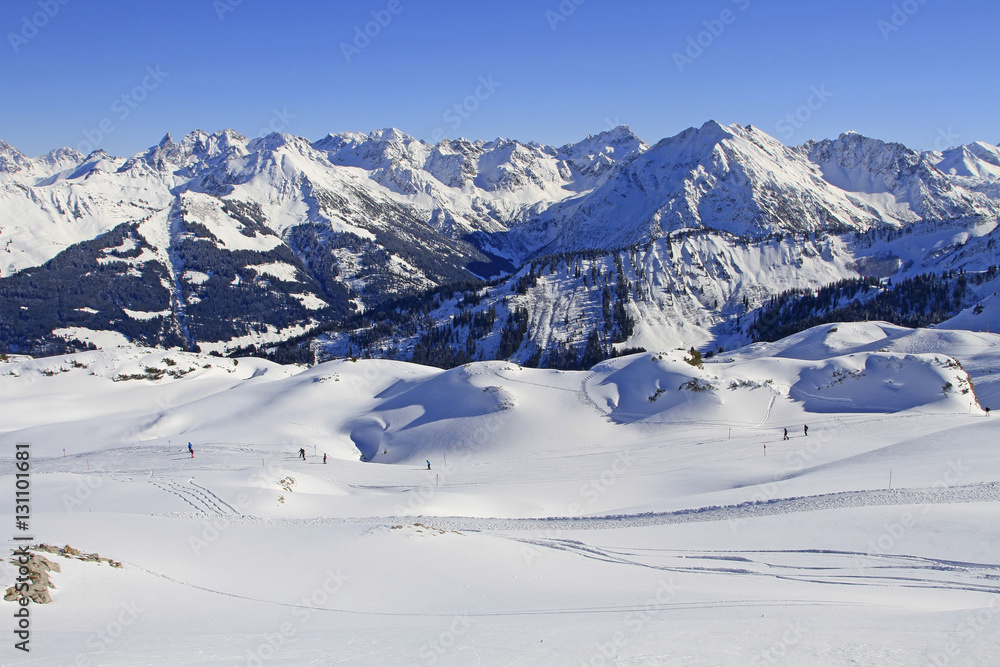 Ifen - Allgäu - Alpen - Panorama - Winter - Schnee