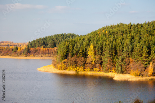 Autumn and lake