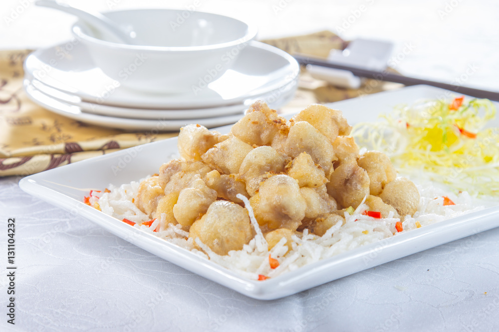 deep fried chicken cube deep fried chicken cube