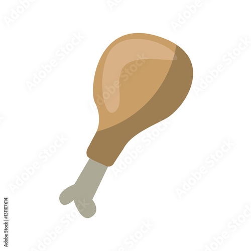 chicken meat isolated icon vector illustration design