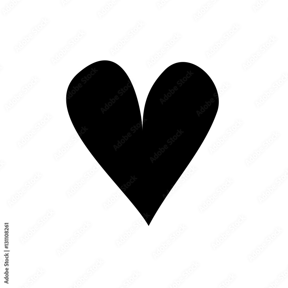 Cute decorative heart icon vector illustration graphic design Cute decorative heart icon vector illustration graphic design