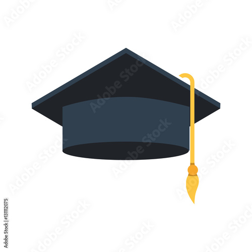 hat graduation isolated icon vector illustration design