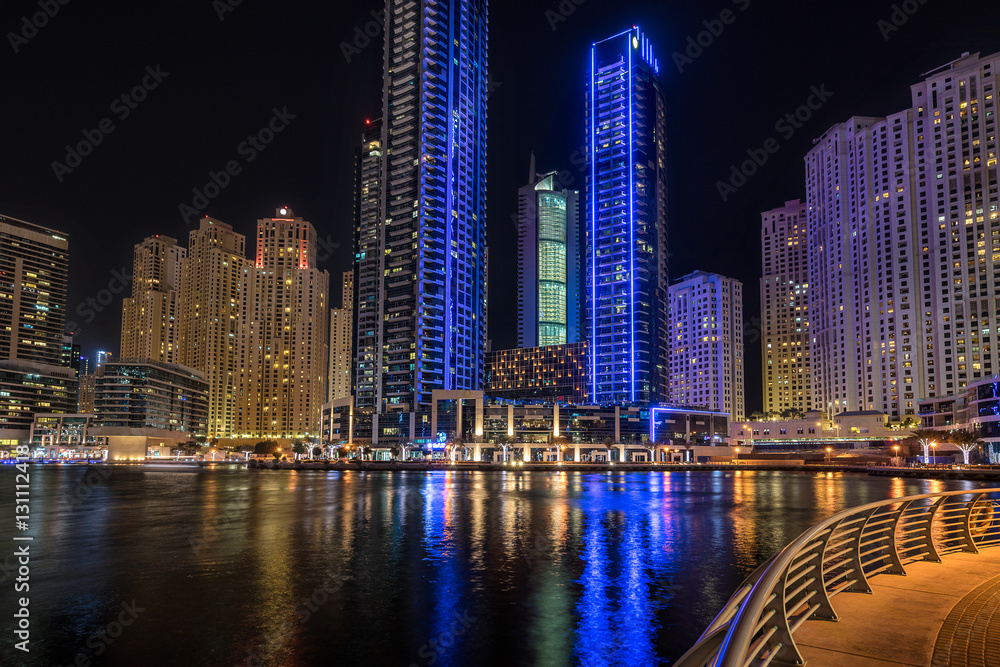 Fototapeta premium The Dubai marina in the UAE