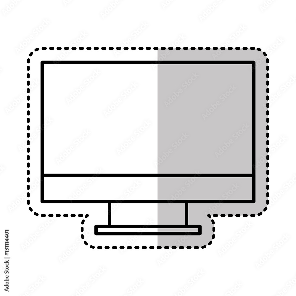 computer desktop isolated icon vector illustration design computer desktop isolated icon vector illustration design