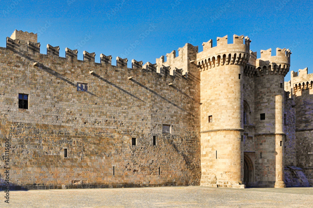 The Palace of the Grand Master of the Knights of Rhodes, Greece