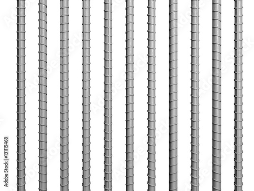 Obraz na płótnie 3d metal rebar
