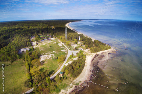 Cape of Mersrags, Baltic sea , Latvia.