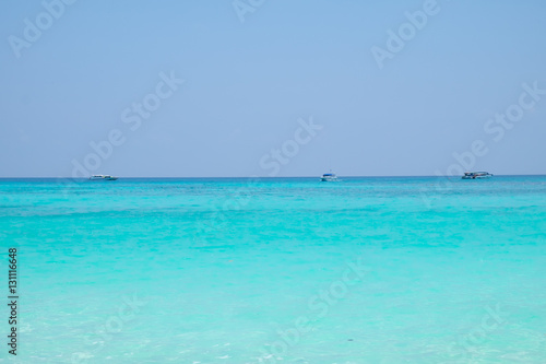 Sea view in a relax mood on a holiday in Koh Tachai  Phangnga   Thailand