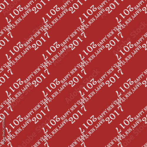 Merry Christmas and Happy New Year 2017. New Year background.