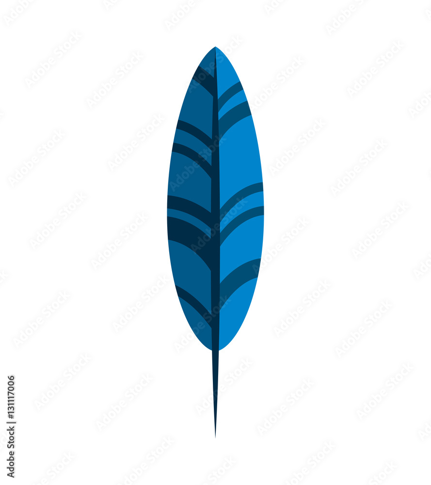 feather tropical carnival decoration vector illustration design feather tropical carnival decoration vector illustration design