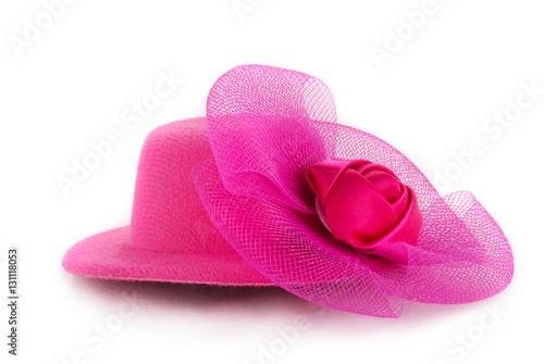 Stylish pink hat