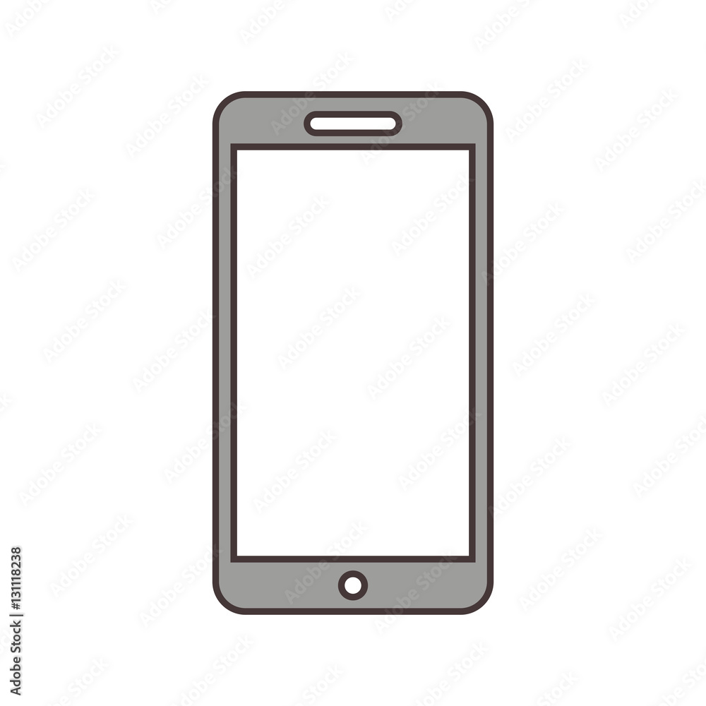 smartphone technology line icon vector illustration design smartphone technology line icon vector illustration design