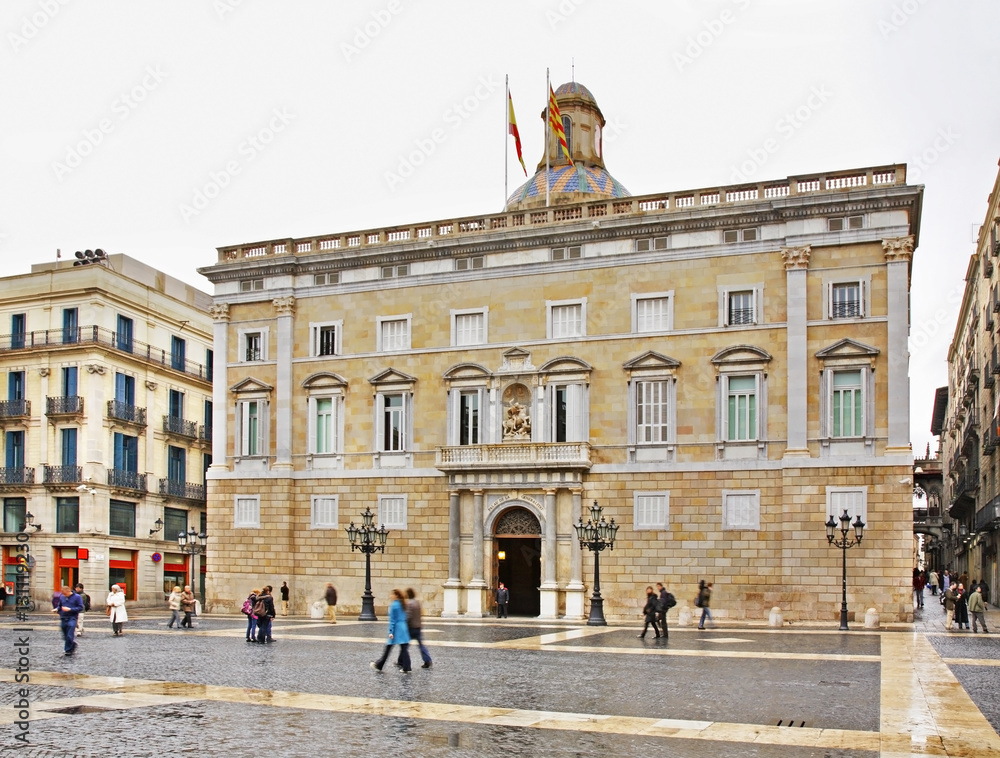 Palau de la Generalitat in Barcelona. Spain