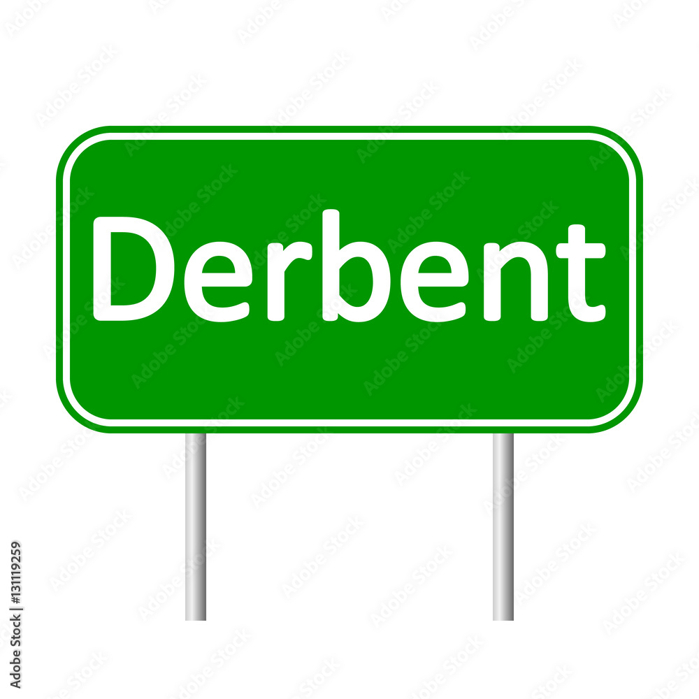 Derbent road sign.