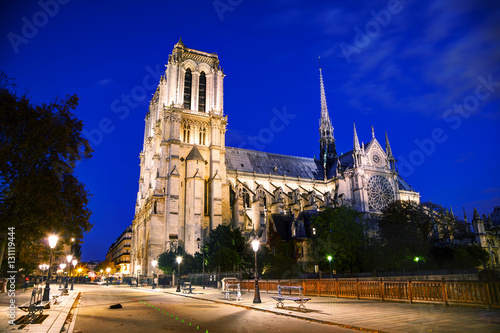 Obraz na płótnie Notre Dame de Paris cathedral w salonie