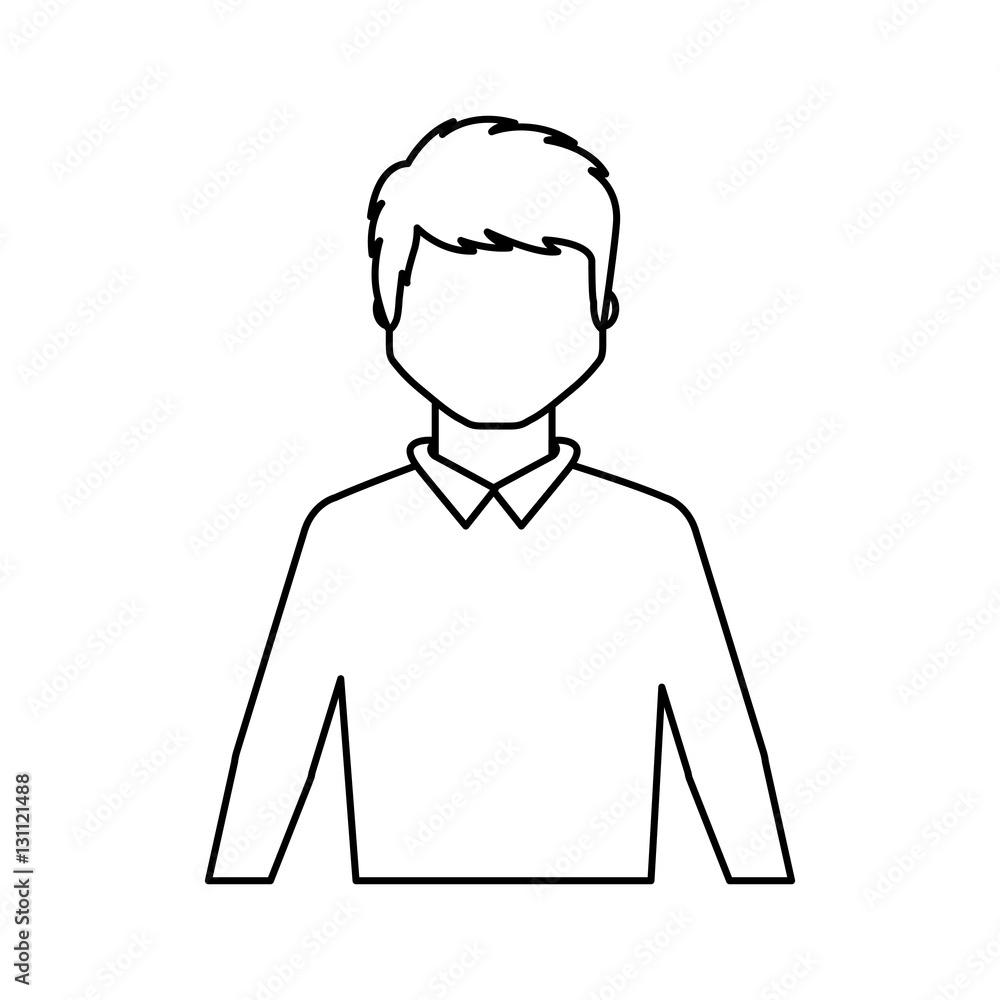 young man avatar character vector illustration design young man avatar character vector illustration design
