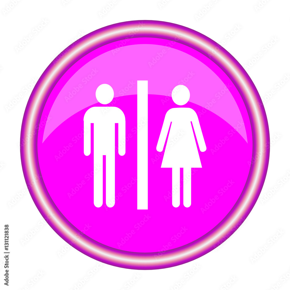 Man and lady toilet sign Man and lady toilet sign