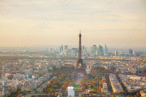 Aerial overview of Paris © andreykr