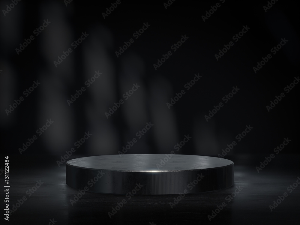 © jm1366 - Product showcase spotlight background.3D rendering