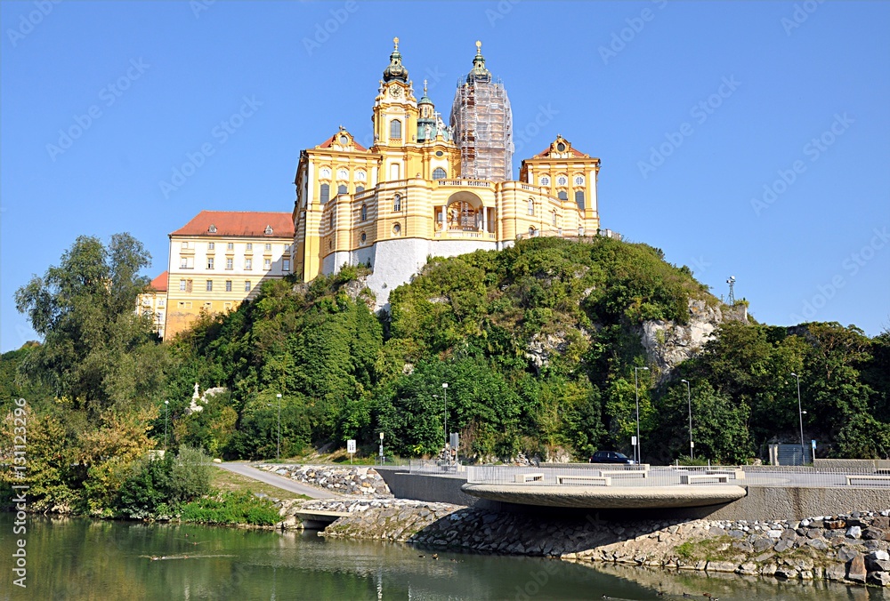 historic monastery, Melk, Wachau, Austria, Europe