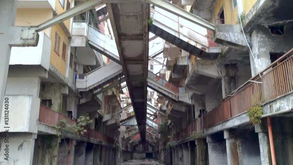 Inside of Scampia palaces commonly called Inside of Scampia palaces commonly called