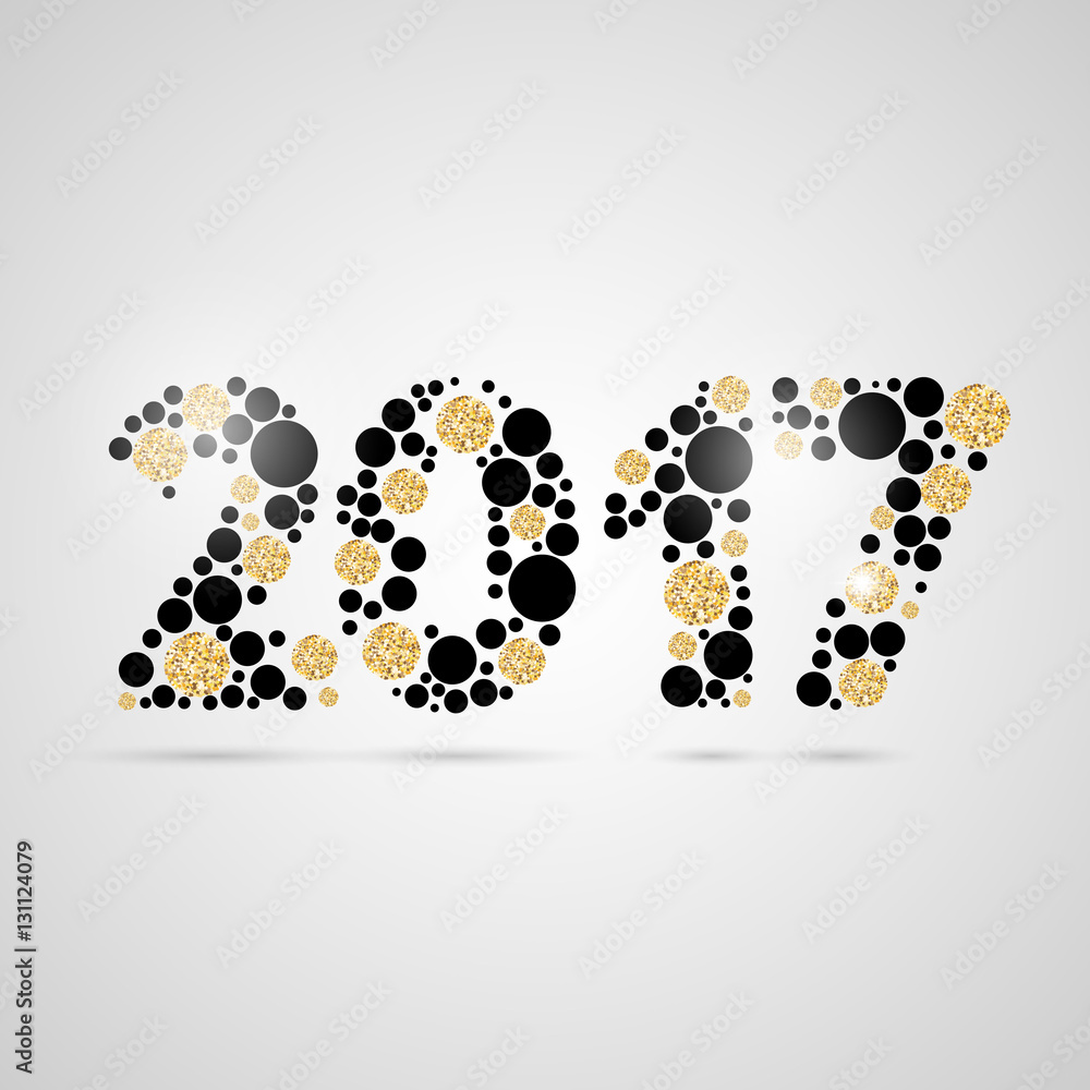 Happy new year 2017 design. Vector illustration. Happy new year 2017 design. Vector illustration.