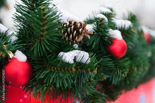 Toys on the Christmas tree for the New Year   © grek881