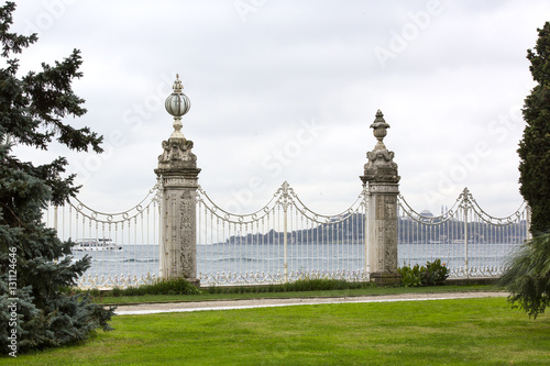 Elements of architecture of the palace of the sultans Dolmabahce