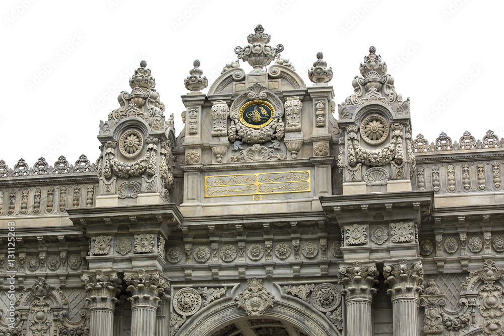 Elements of architecture of the palace of the sultans Dolmabahce Elements of architecture of the palace of the sultans Dolmabahce