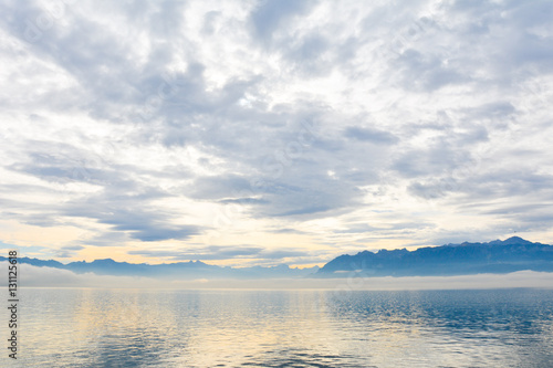 Sea and Sunrise Sky