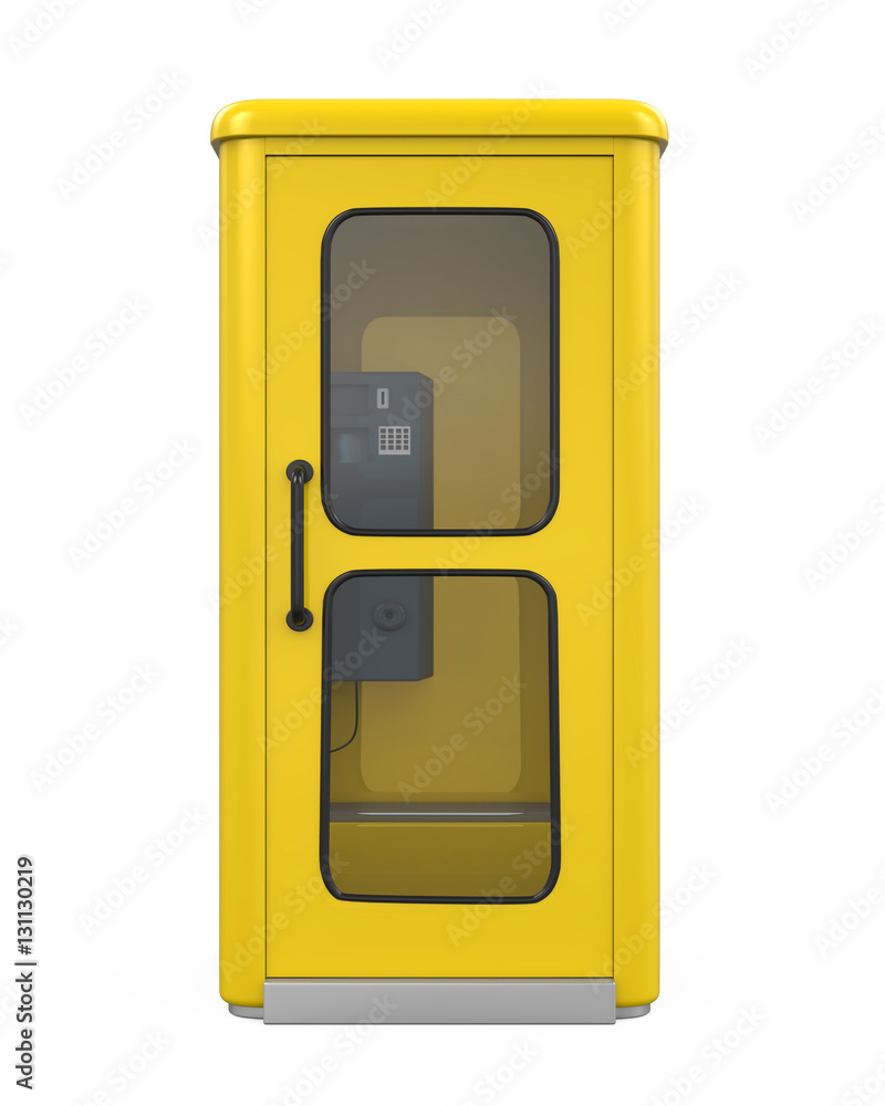 Yellow Telephone Booth Yellow Telephone Booth