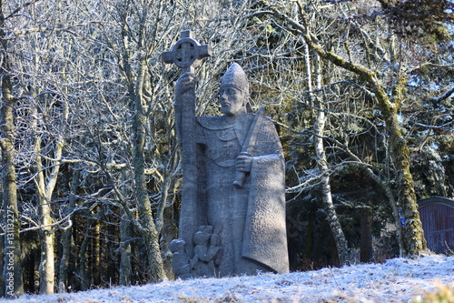 Hl. Kilian Statue am Kreuzberg Rhön