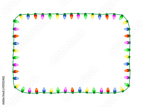 Christmas Lights Frame