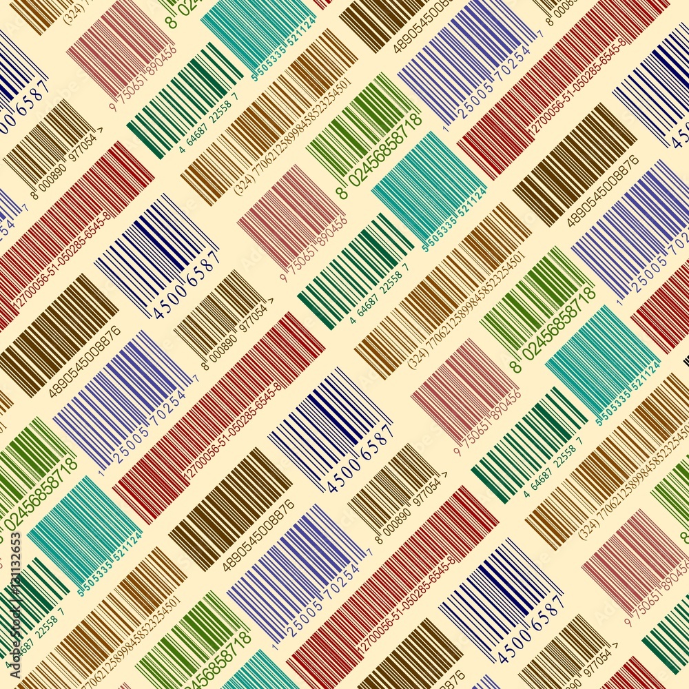 Background with bar codes. Background with bar codes.