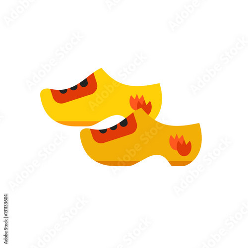Dutch wooden shoes