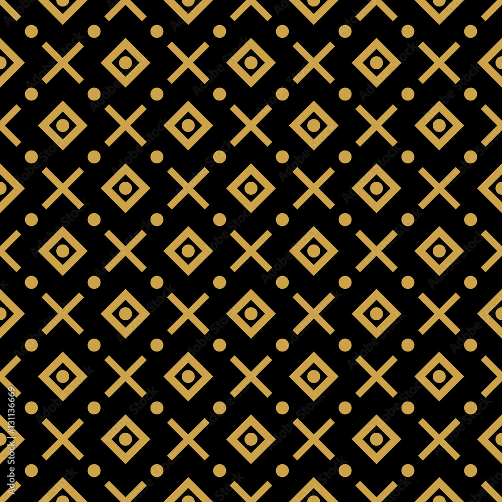 Gold and black pattern