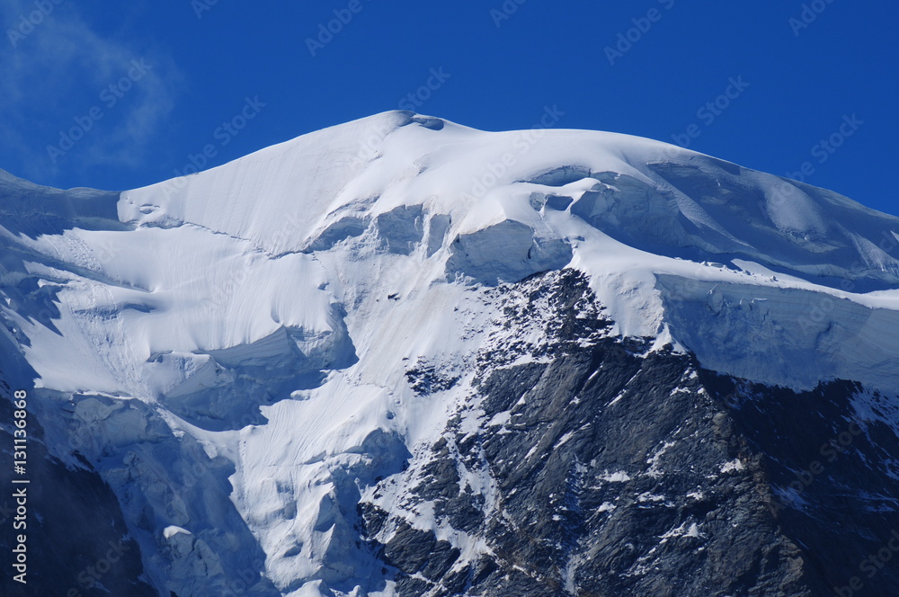 Schweizer Alpen: Der Gipfel des Piz Palü