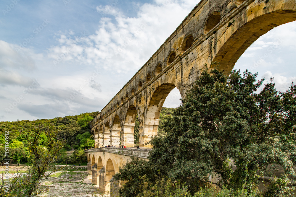 Pont du Gard Roman Aqueduct, Provence, France